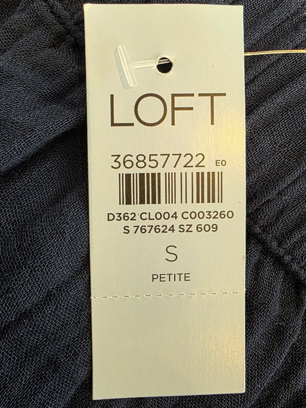 LOFT Beach Triple Cloth Wide Leg Pants, Size SP, NWT - Picture 7 of 7